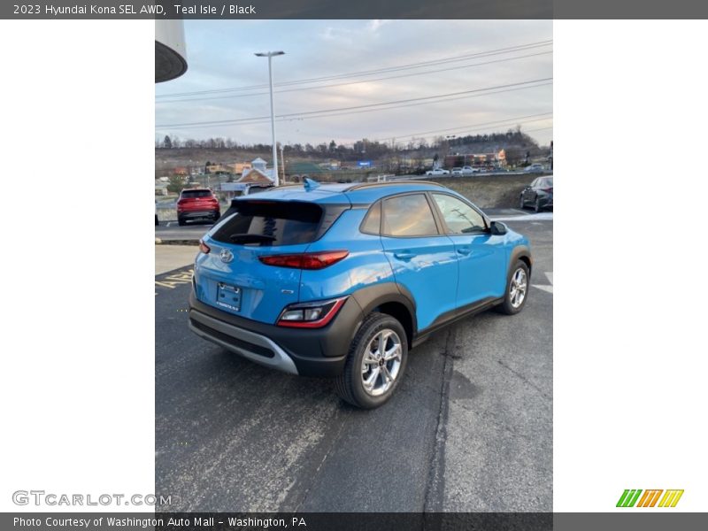 Teal Isle / Black 2023 Hyundai Kona SEL AWD