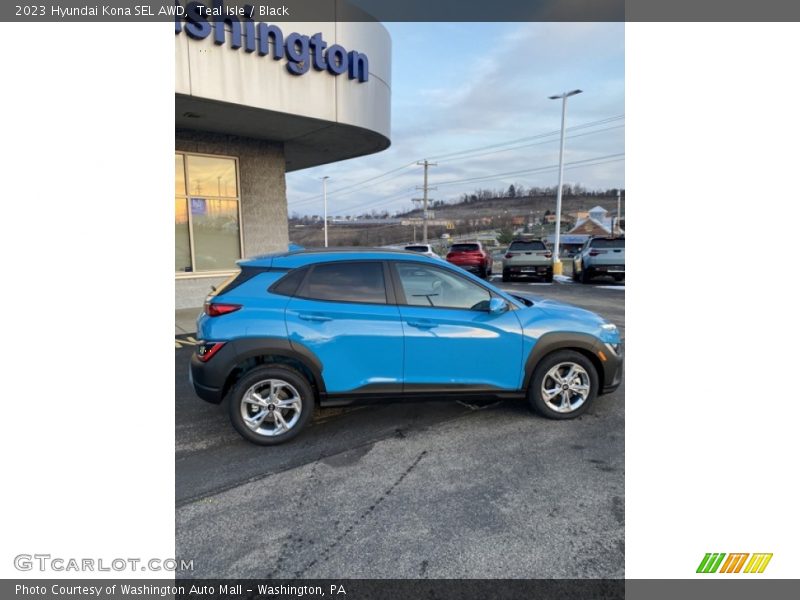 Teal Isle / Black 2023 Hyundai Kona SEL AWD