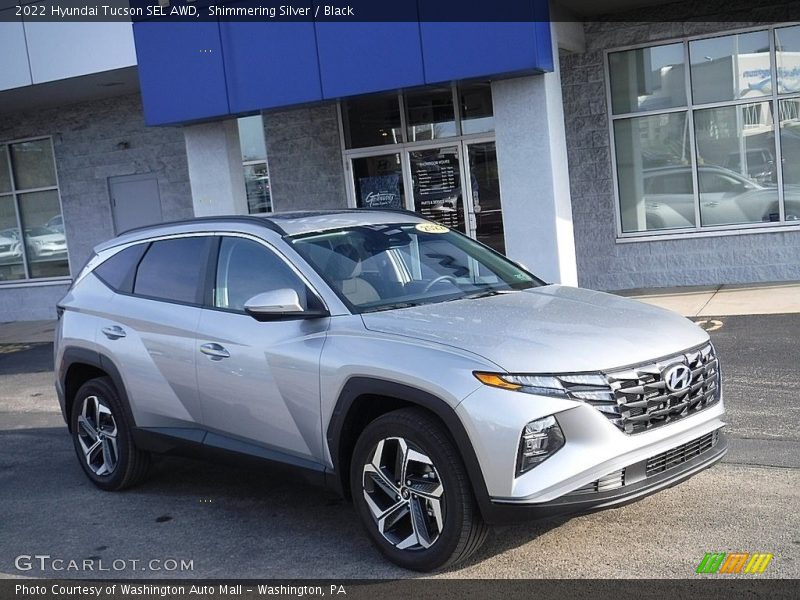 Shimmering Silver / Black 2022 Hyundai Tucson SEL AWD