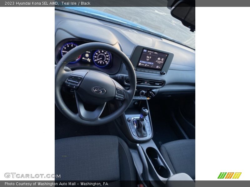 Teal Isle / Black 2023 Hyundai Kona SEL AWD