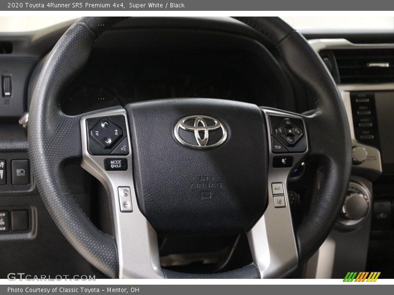 Super White / Black 2020 Toyota 4Runner SR5 Premium 4x4