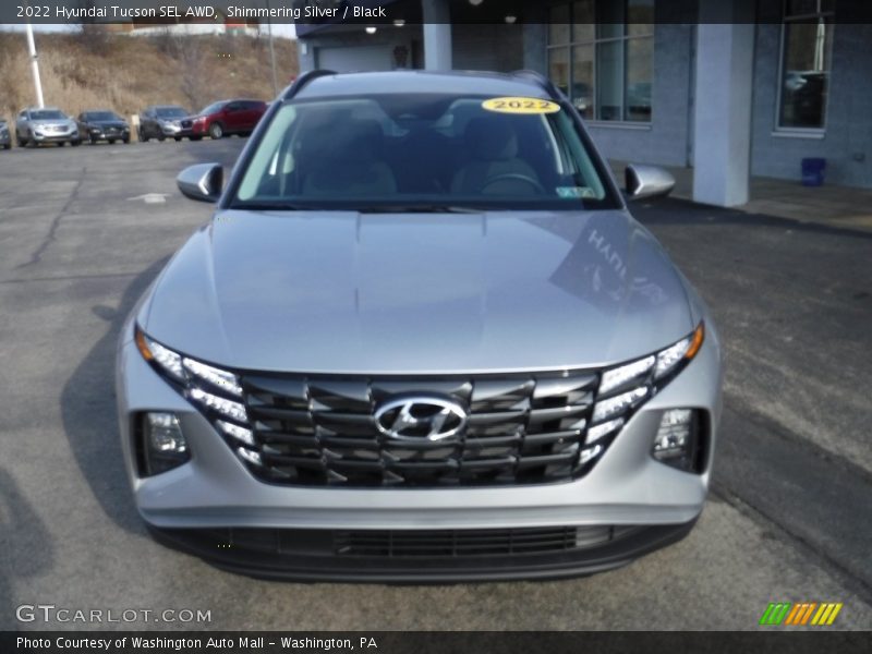 Shimmering Silver / Black 2022 Hyundai Tucson SEL AWD