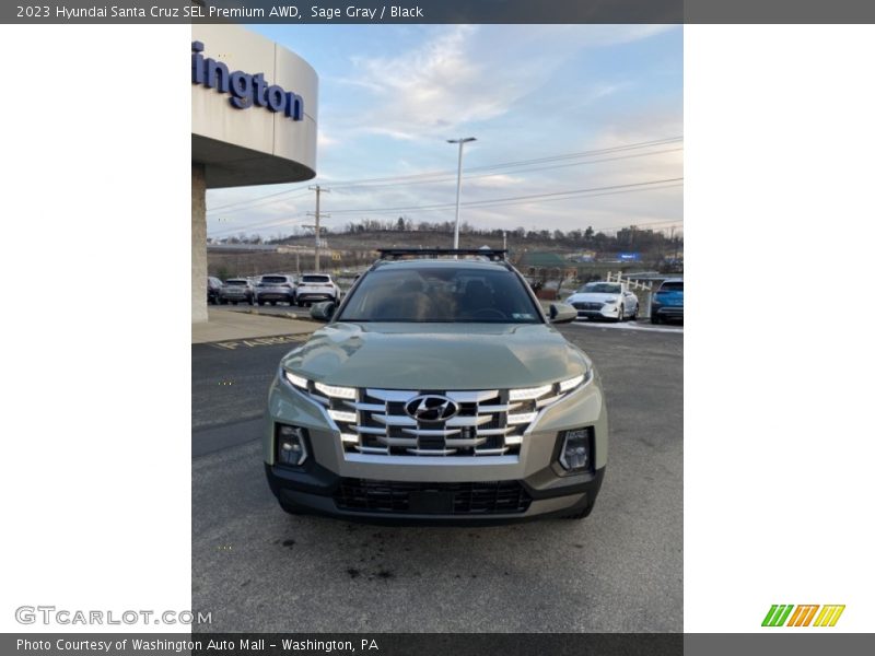 Sage Gray / Black 2023 Hyundai Santa Cruz SEL Premium AWD