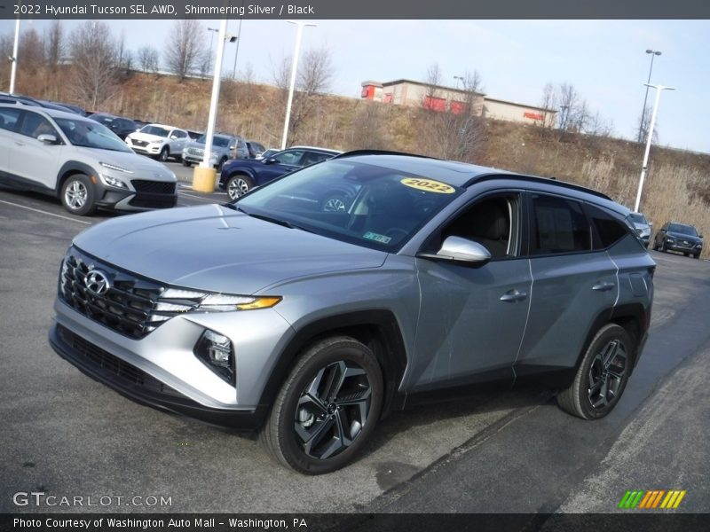 Shimmering Silver / Black 2022 Hyundai Tucson SEL AWD
