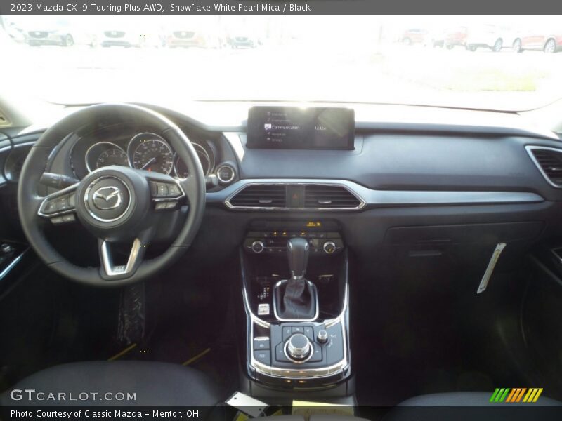 Snowflake White Pearl Mica / Black 2023 Mazda CX-9 Touring Plus AWD