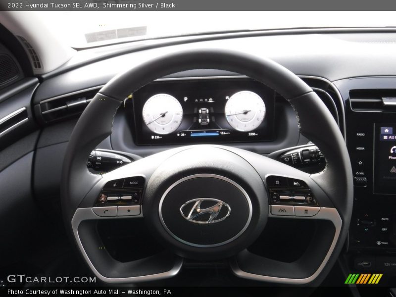Shimmering Silver / Black 2022 Hyundai Tucson SEL AWD
