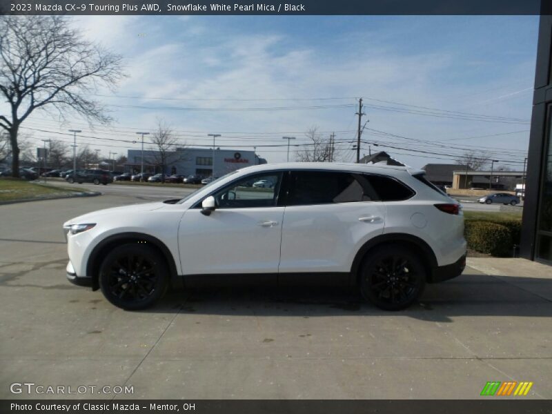 Snowflake White Pearl Mica / Black 2023 Mazda CX-9 Touring Plus AWD