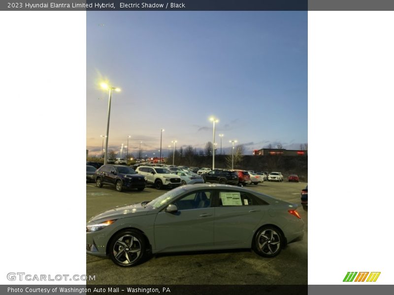 Electric Shadow / Black 2023 Hyundai Elantra Limited Hybrid