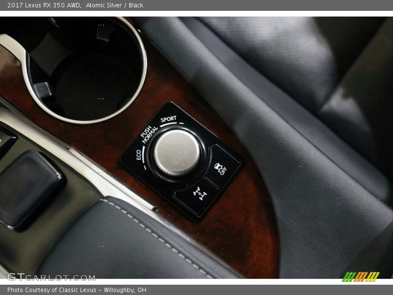 Atomic Silver / Black 2017 Lexus RX 350 AWD