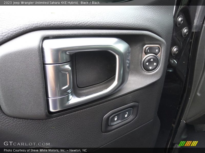 Black / Black 2023 Jeep Wrangler Unlimited Sahara 4XE Hybrid