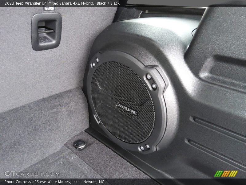 Black / Black 2023 Jeep Wrangler Unlimited Sahara 4XE Hybrid