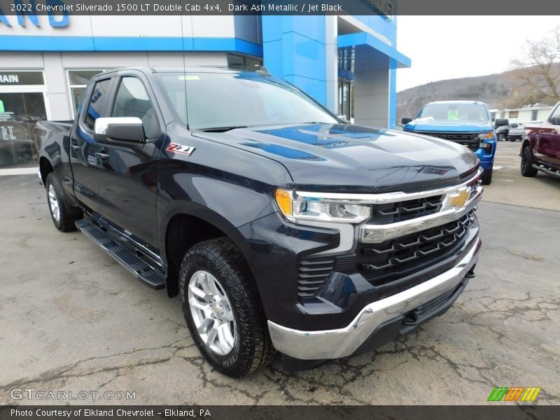 Dark Ash Metallic / Jet Black 2022 Chevrolet Silverado 1500 LT Double Cab 4x4