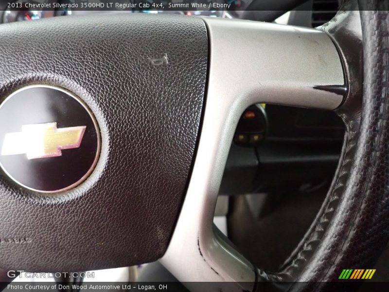 Summit White / Ebony 2013 Chevrolet Silverado 3500HD LT Regular Cab 4x4