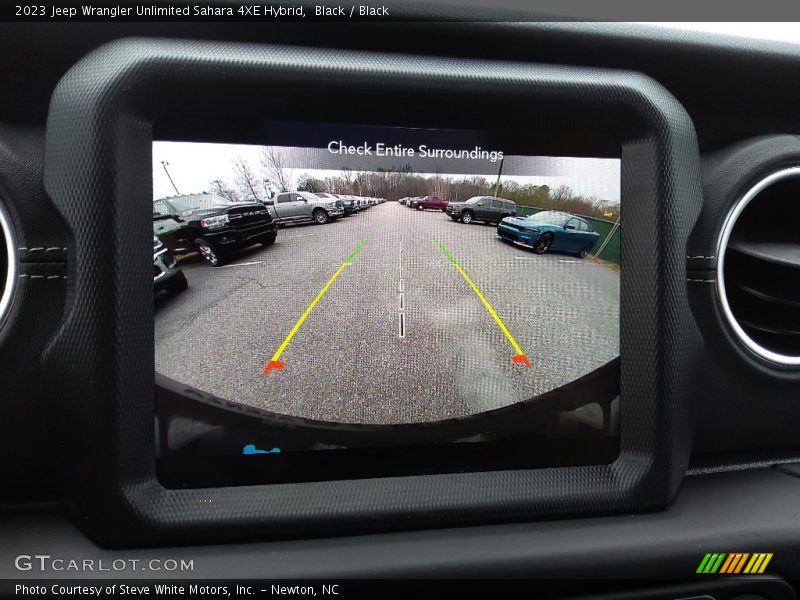 Black / Black 2023 Jeep Wrangler Unlimited Sahara 4XE Hybrid