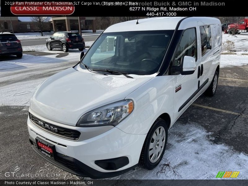 Bright White / Black 2019 Ram ProMaster City Tradesman SLT Cargo Van