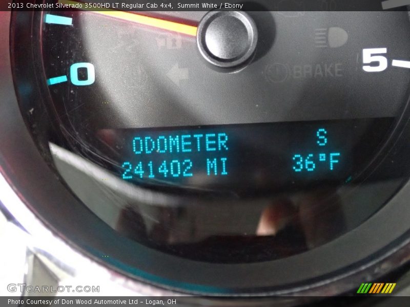 Summit White / Ebony 2013 Chevrolet Silverado 3500HD LT Regular Cab 4x4