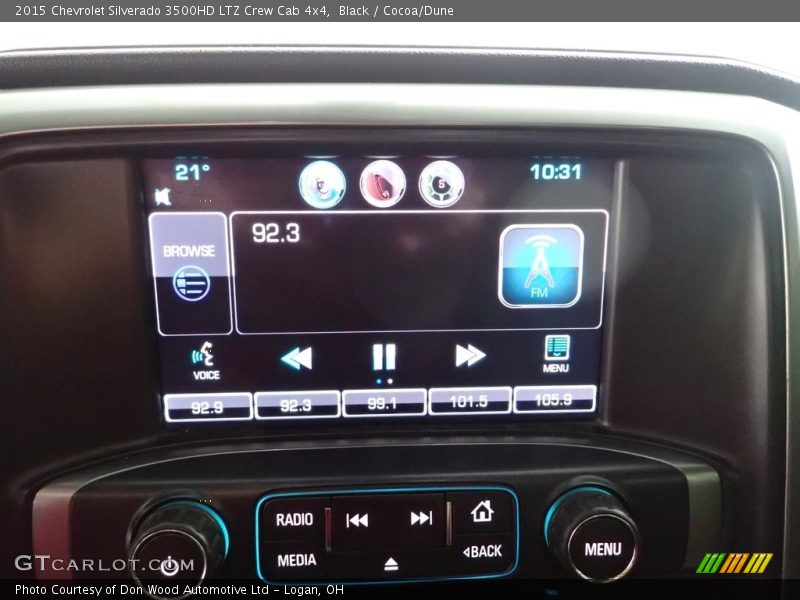 Black / Cocoa/Dune 2015 Chevrolet Silverado 3500HD LTZ Crew Cab 4x4