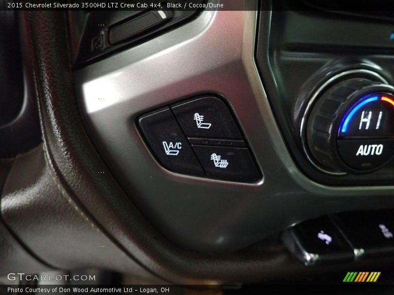 Black / Cocoa/Dune 2015 Chevrolet Silverado 3500HD LTZ Crew Cab 4x4