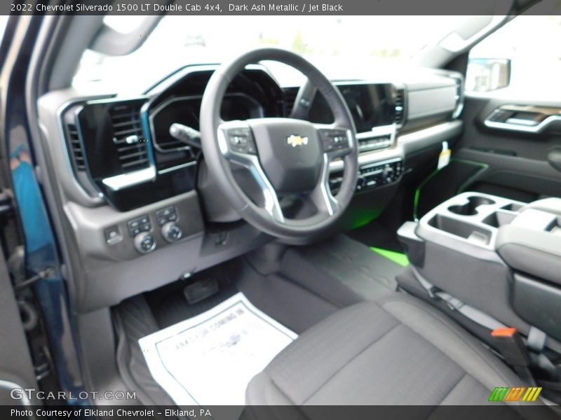 Dark Ash Metallic / Jet Black 2022 Chevrolet Silverado 1500 LT Double Cab 4x4