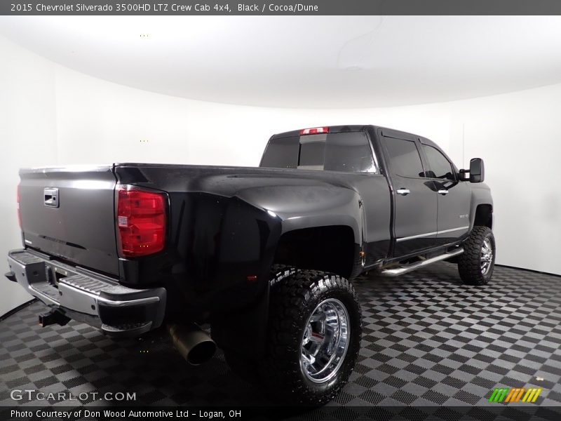 Black / Cocoa/Dune 2015 Chevrolet Silverado 3500HD LTZ Crew Cab 4x4