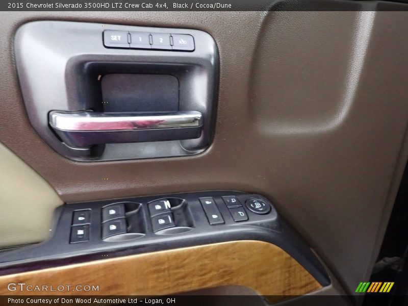 Black / Cocoa/Dune 2015 Chevrolet Silverado 3500HD LTZ Crew Cab 4x4