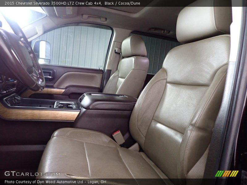 Black / Cocoa/Dune 2015 Chevrolet Silverado 3500HD LTZ Crew Cab 4x4
