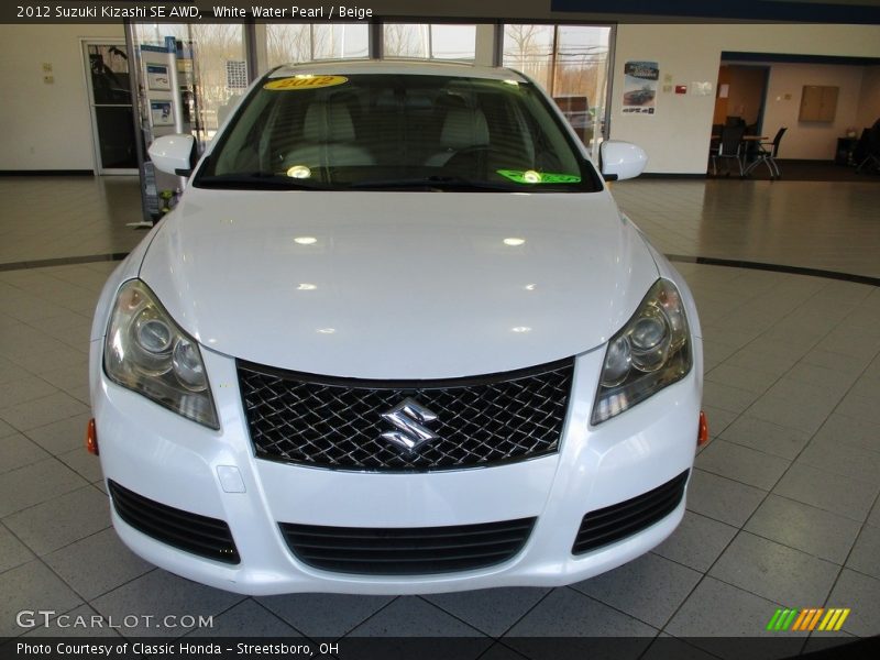 White Water Pearl / Beige 2012 Suzuki Kizashi SE AWD