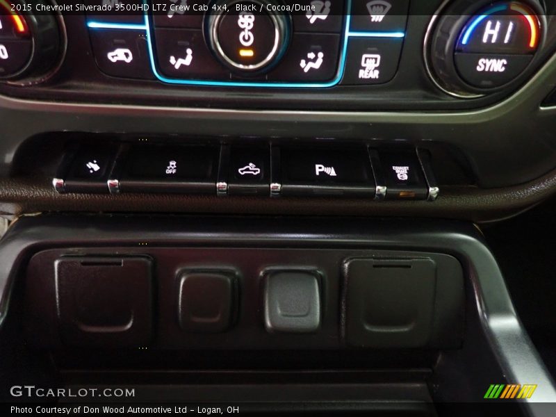 Black / Cocoa/Dune 2015 Chevrolet Silverado 3500HD LTZ Crew Cab 4x4