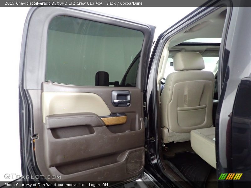 Black / Cocoa/Dune 2015 Chevrolet Silverado 3500HD LTZ Crew Cab 4x4