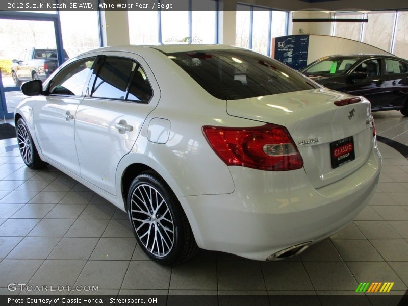  2012 Kizashi SE AWD White Water Pearl