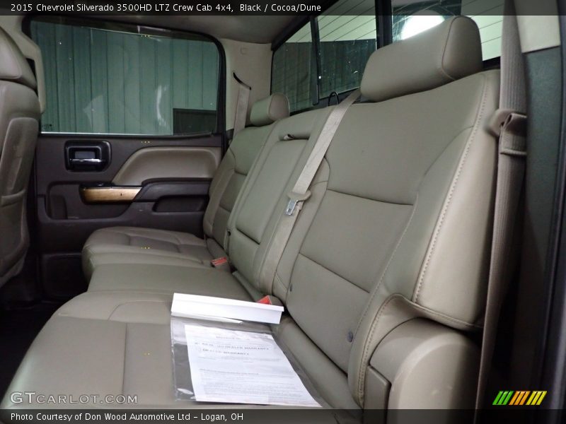 Black / Cocoa/Dune 2015 Chevrolet Silverado 3500HD LTZ Crew Cab 4x4
