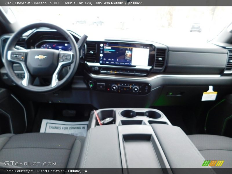 Dark Ash Metallic / Jet Black 2022 Chevrolet Silverado 1500 LT Double Cab 4x4