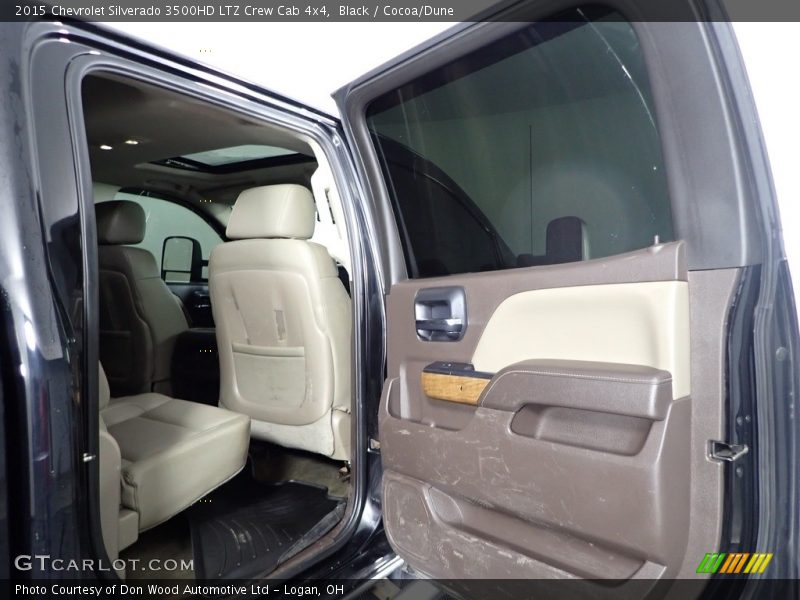 Black / Cocoa/Dune 2015 Chevrolet Silverado 3500HD LTZ Crew Cab 4x4