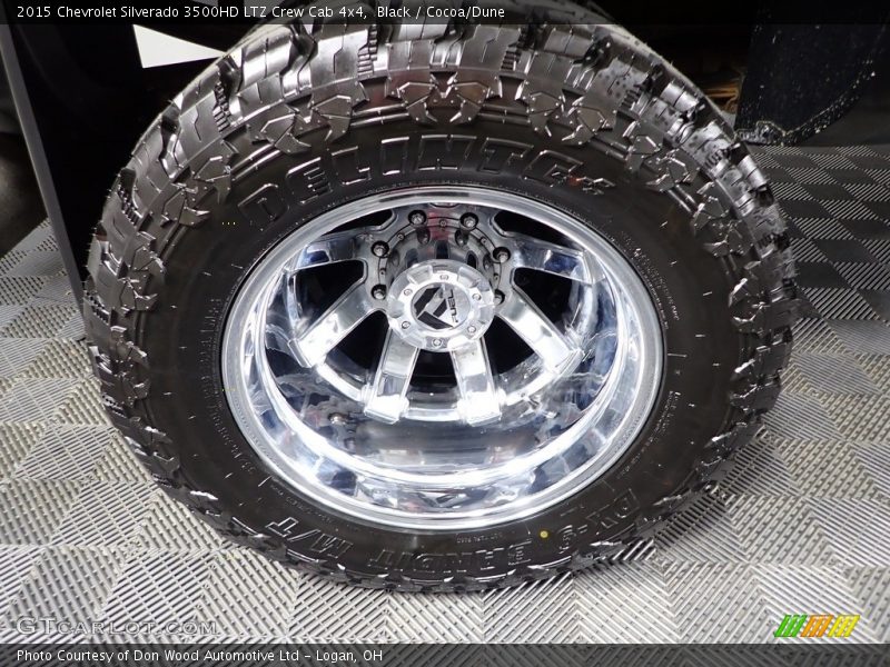 Black / Cocoa/Dune 2015 Chevrolet Silverado 3500HD LTZ Crew Cab 4x4