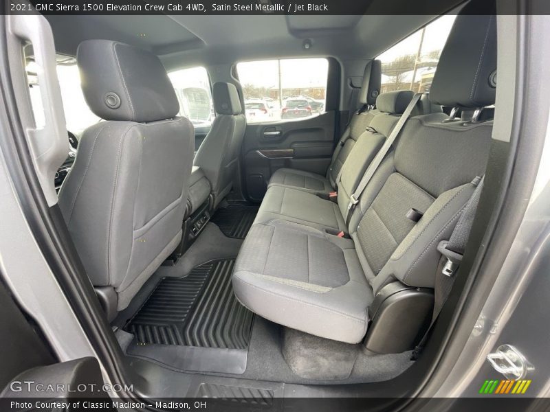 Satin Steel Metallic / Jet Black 2021 GMC Sierra 1500 Elevation Crew Cab 4WD