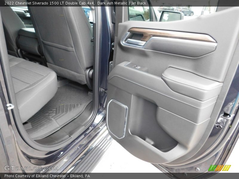 Dark Ash Metallic / Jet Black 2022 Chevrolet Silverado 1500 LT Double Cab 4x4