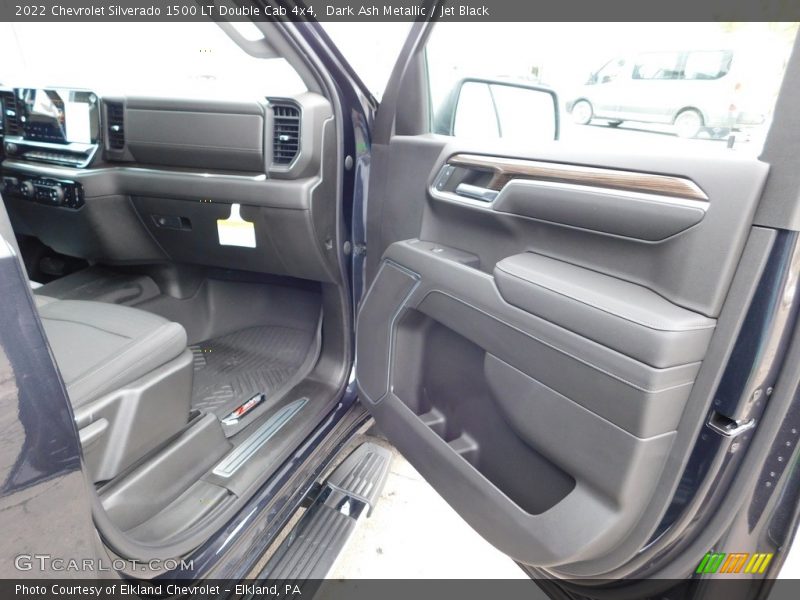 Dark Ash Metallic / Jet Black 2022 Chevrolet Silverado 1500 LT Double Cab 4x4