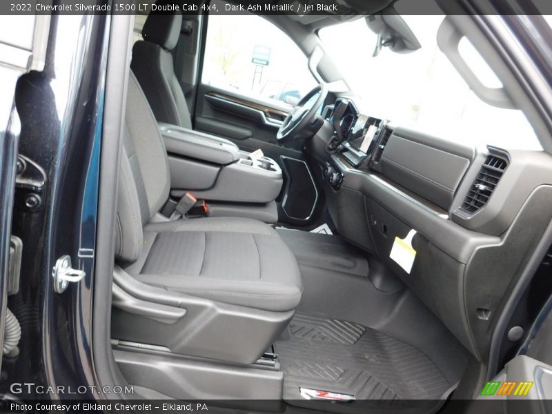 Dark Ash Metallic / Jet Black 2022 Chevrolet Silverado 1500 LT Double Cab 4x4