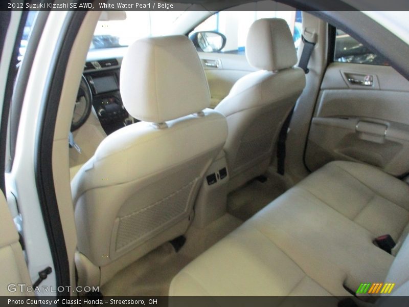 Rear Seat of 2012 Kizashi SE AWD