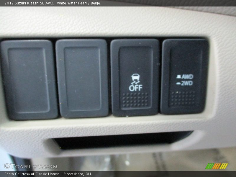 Controls of 2012 Kizashi SE AWD