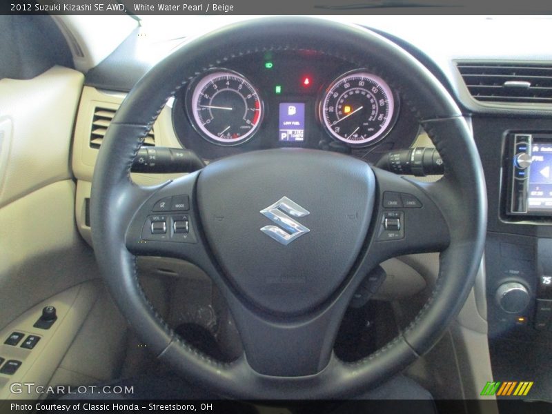  2012 Kizashi SE AWD Steering Wheel