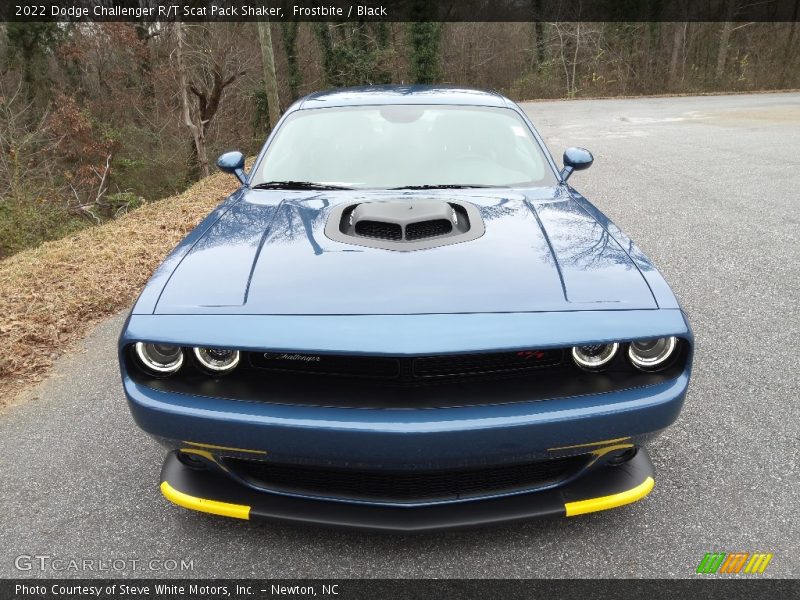 Frostbite / Black 2022 Dodge Challenger R/T Scat Pack Shaker