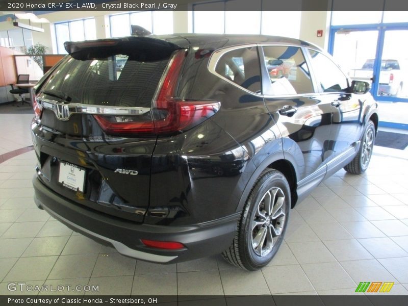 Crystal Black Pearl / Gray 2020 Honda CR-V EX-L AWD