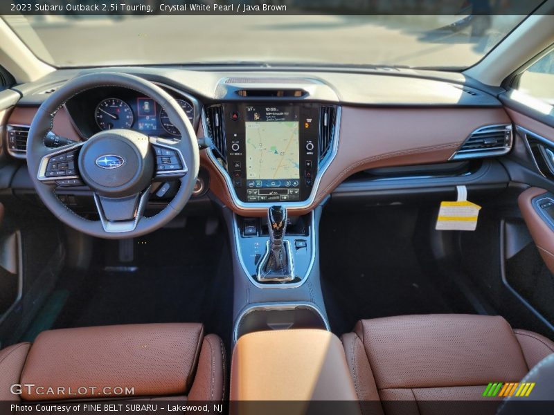 Crystal White Pearl / Java Brown 2023 Subaru Outback 2.5i Touring