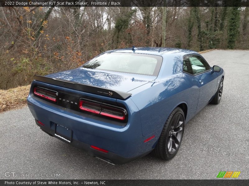 Frostbite / Black 2022 Dodge Challenger R/T Scat Pack Shaker