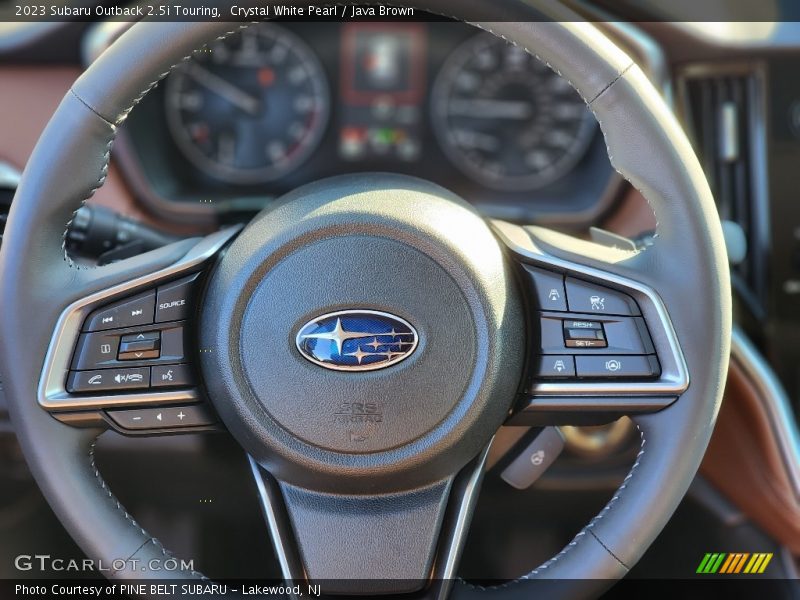 Crystal White Pearl / Java Brown 2023 Subaru Outback 2.5i Touring
