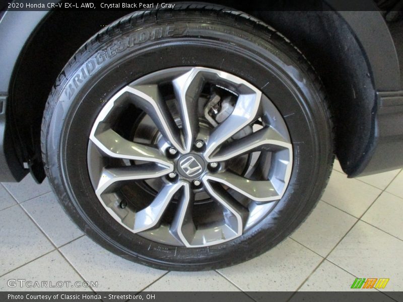 Crystal Black Pearl / Gray 2020 Honda CR-V EX-L AWD