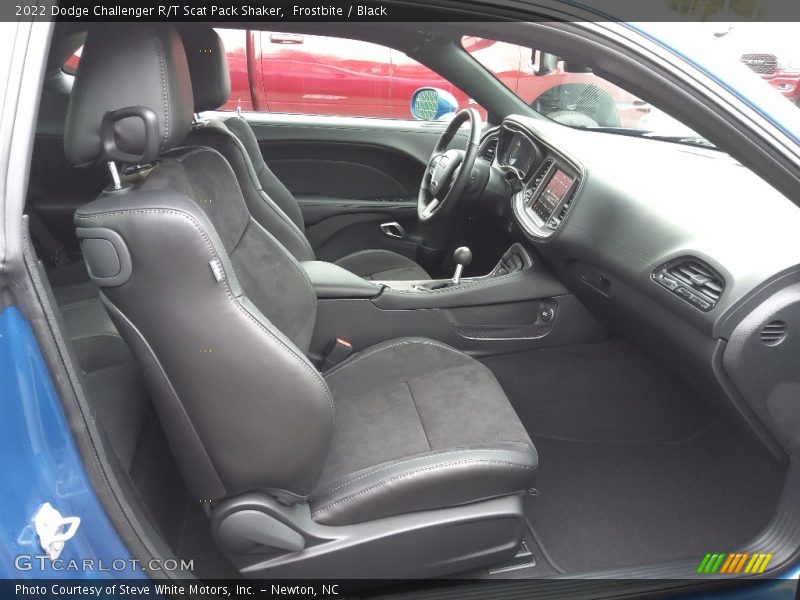 Frostbite / Black 2022 Dodge Challenger R/T Scat Pack Shaker