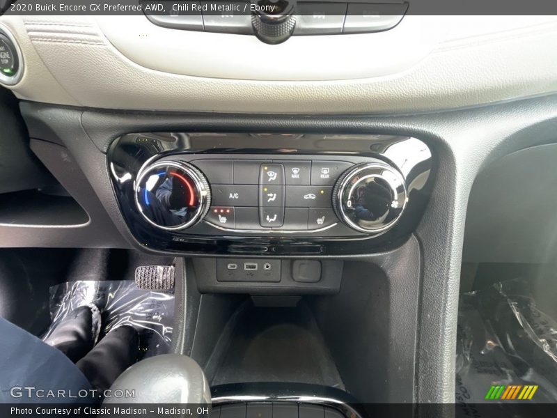 Chili Red Metallic / Ebony 2020 Buick Encore GX Preferred AWD