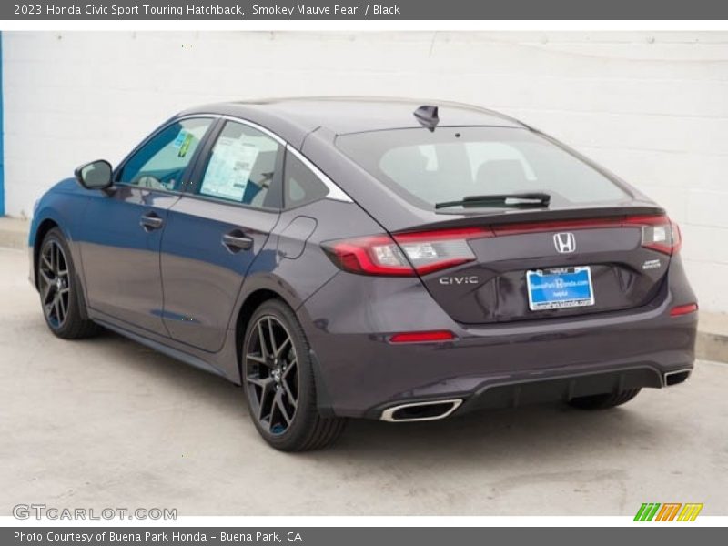 Smokey Mauve Pearl / Black 2023 Honda Civic Sport Touring Hatchback